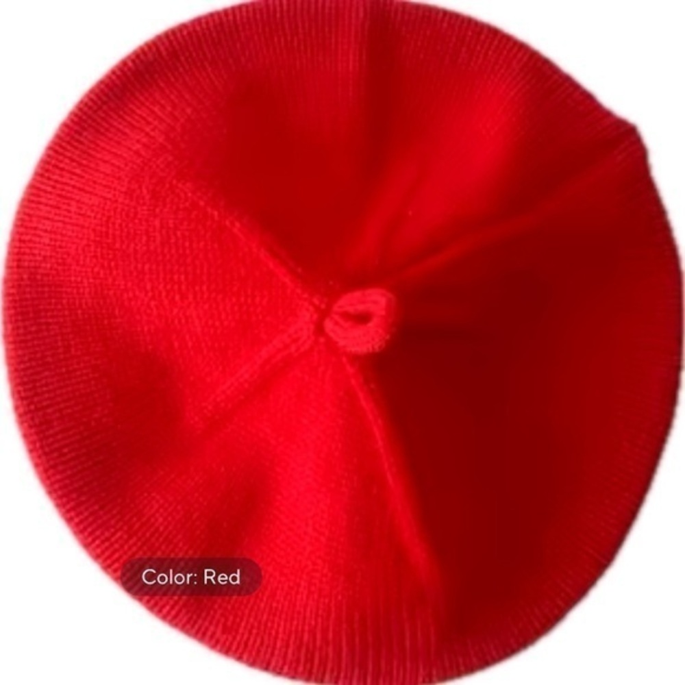 New baby toddler knit beret 0-36 months